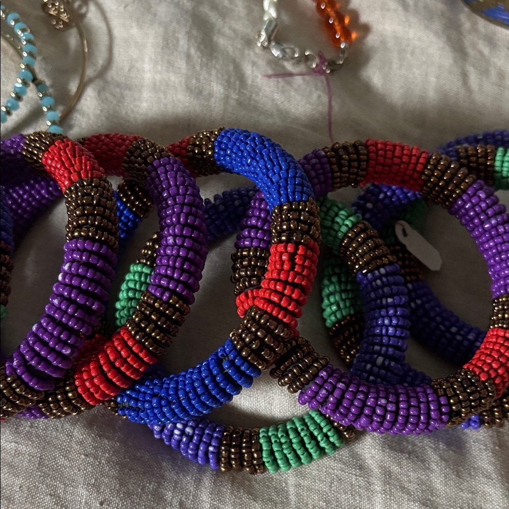 Colorful Beaded Bracelet Set